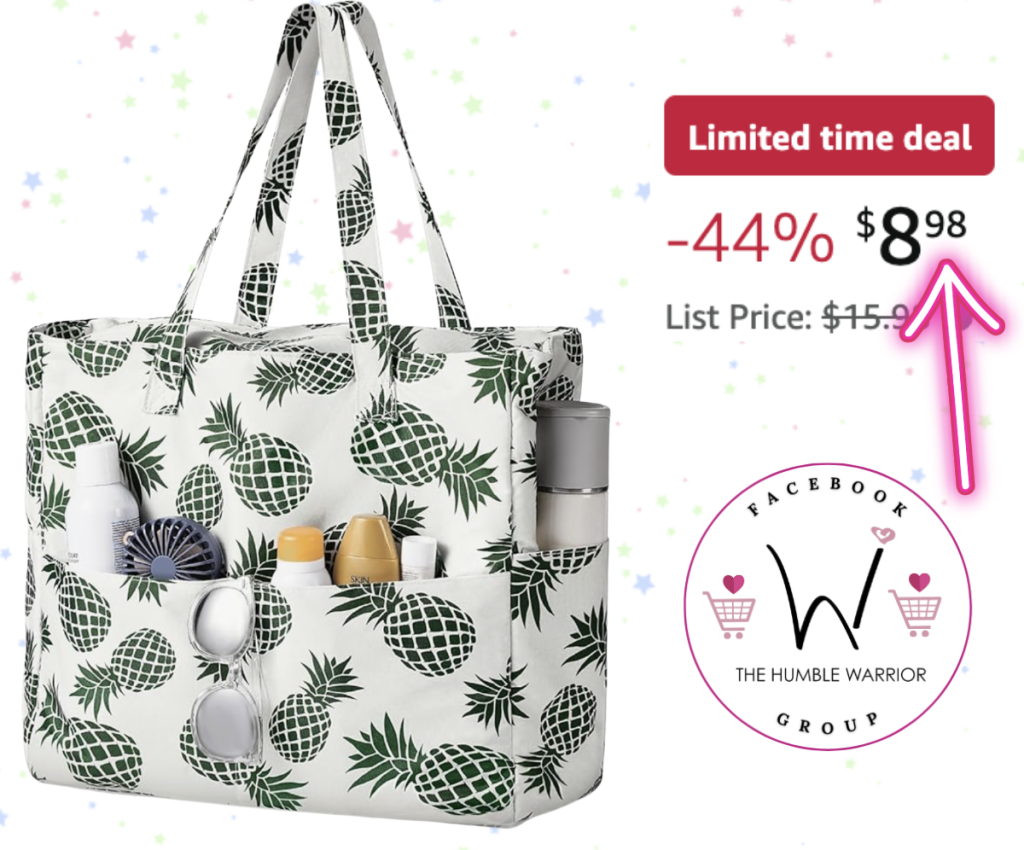 Large Beach Bag Tote!